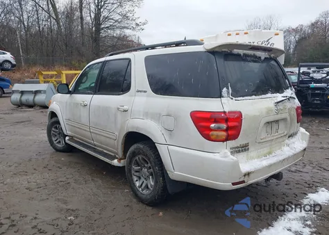 2004 Toyota Sequoia Limited V8 z USA, uszkodzony, nr VIN 5TDBT48A14S211280